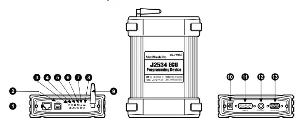 Original Maxisys Elite with WiFi/Bluetooth OBD Full Diagnostic Scanner with J2534 ECU Programming 1 Year Free Update
