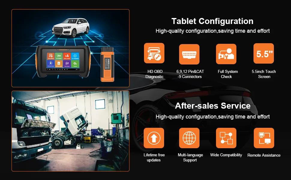 Wholesale High Quality Np916 Truck+Car Portable Ultrasound Scanner 3D Tool OBD2 Bluetooth Pad Scanner De Diagnostic Car Key Diagnostic Launch X431 Scanner