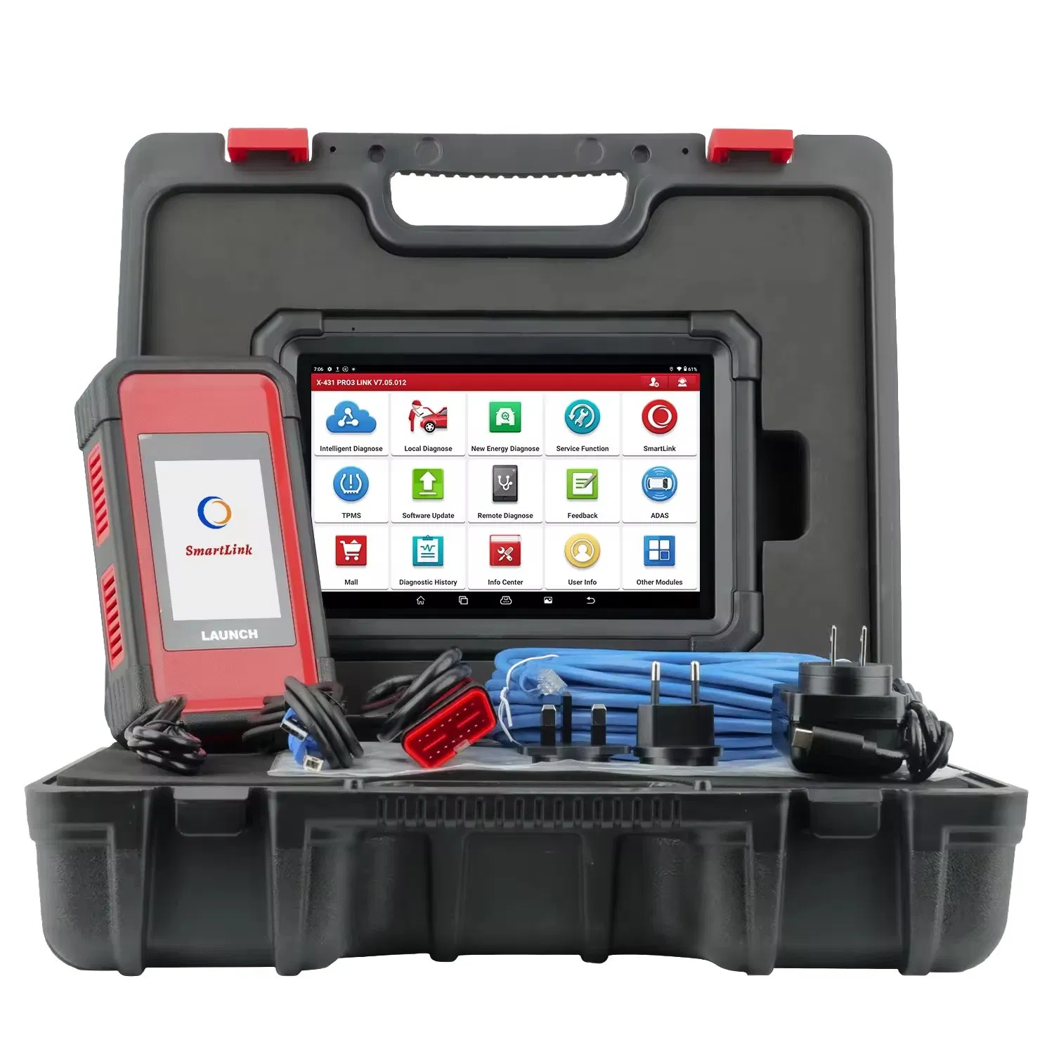 Launch X431 V+ Smartlink HD Commercial Vehicle 24V Heavy Duty Truck Diagnostic Scanner Diesel Machinery Scanner Diagnostic Tools