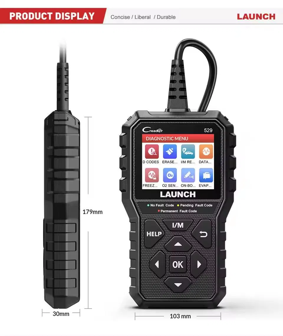 Creader 529 OBD2 Scanner Main Features