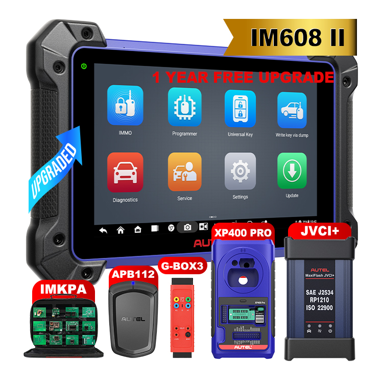 Universal car scanner Autel MaxiIM IM608 II Auto Key Programmer key programming machine Unlock automotive diagnostic tools