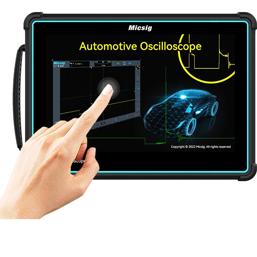 Professional Automobile Oscilloscope for ATO2004 4 Analog Channels 2GSa/S 200mhz Full Touch Screen Digital Oscilloscope