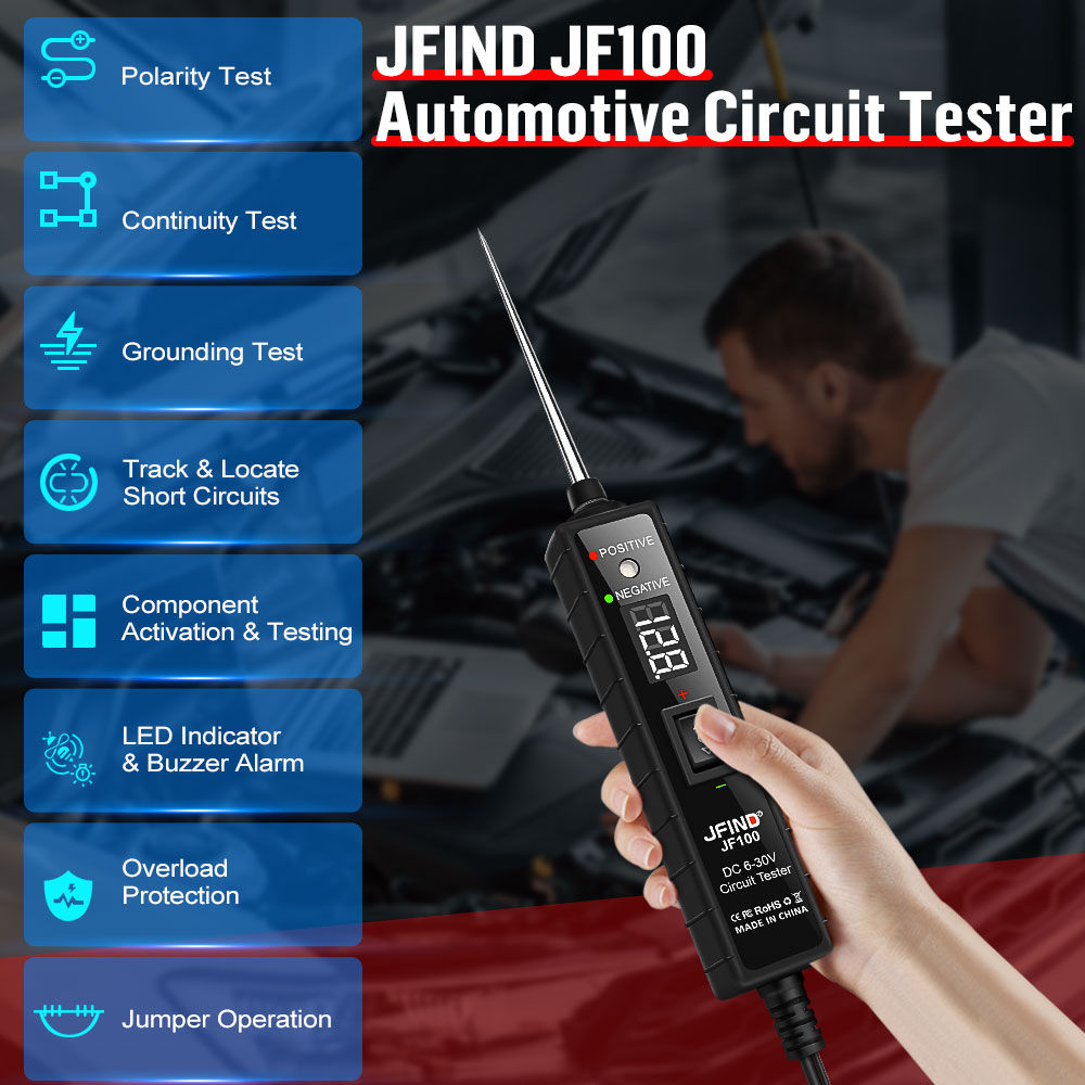 Automotive Circuit Tester Display