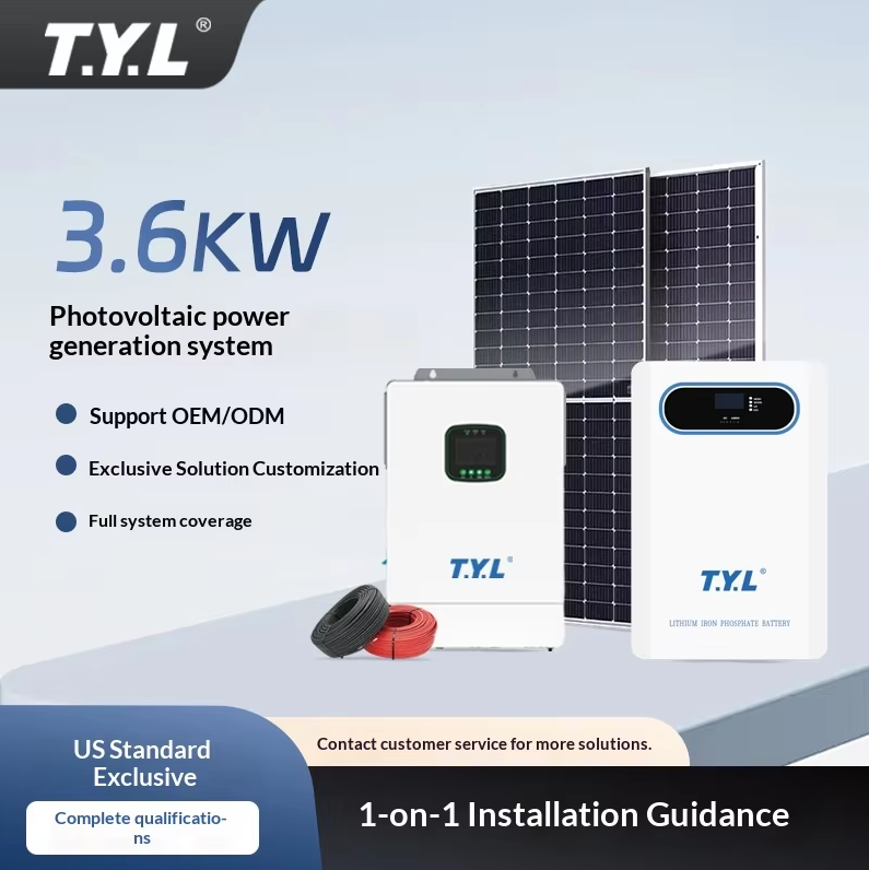 TYL 6500W Single Phase Hybrid Inverter with 120A Charging Current Dual MPPT 120V-300V Input 99% Efficiency for Energy Storage