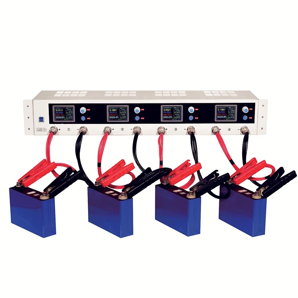 DANTE YPSDZ0550-4 4 Channel 5V 50A LifePo4 Cell Lithium Battery Capacity Tester Analyzer Testing Equipment