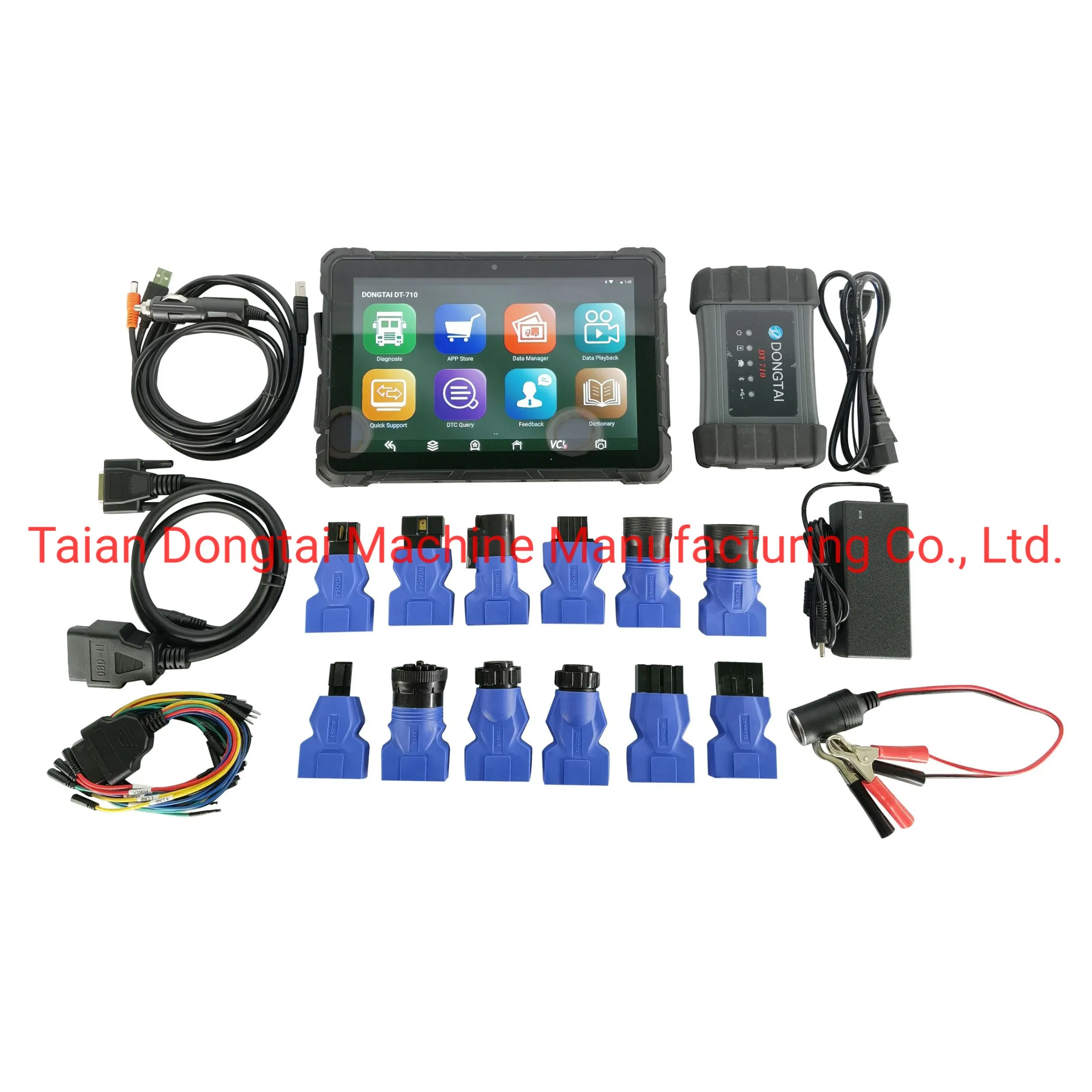Dt-710 Vehicle Diagnostic Tool for Heavy-Duty Truck and Commercial Vehicles with ECU Brushing