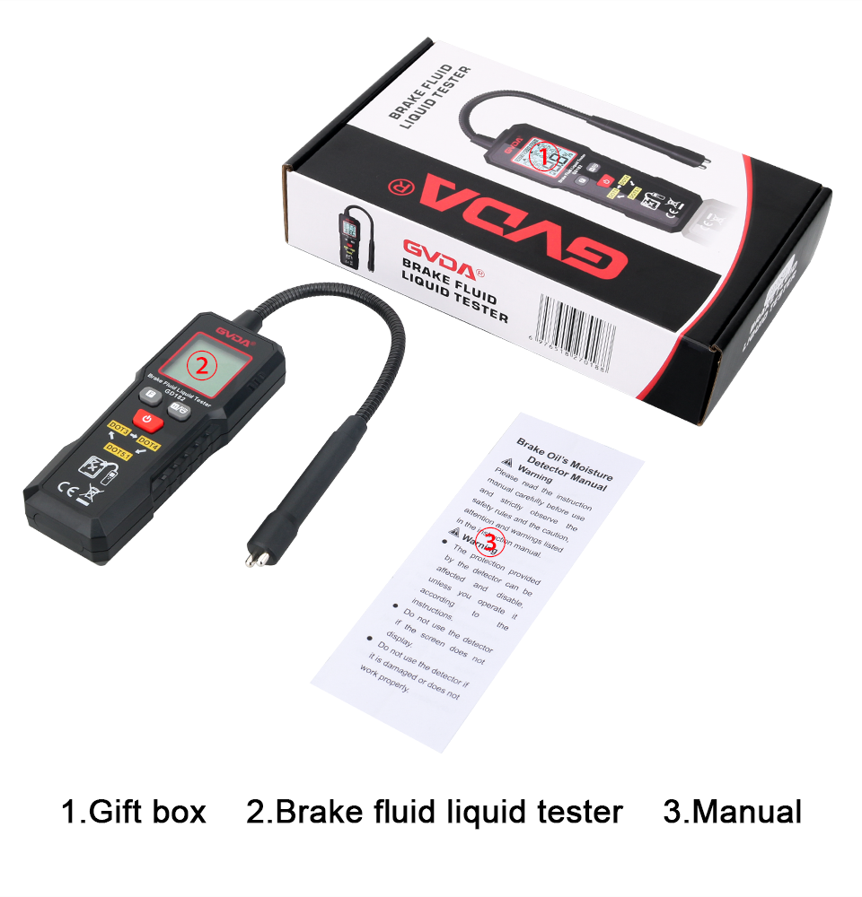 Brake Tester Dimension and Package Content