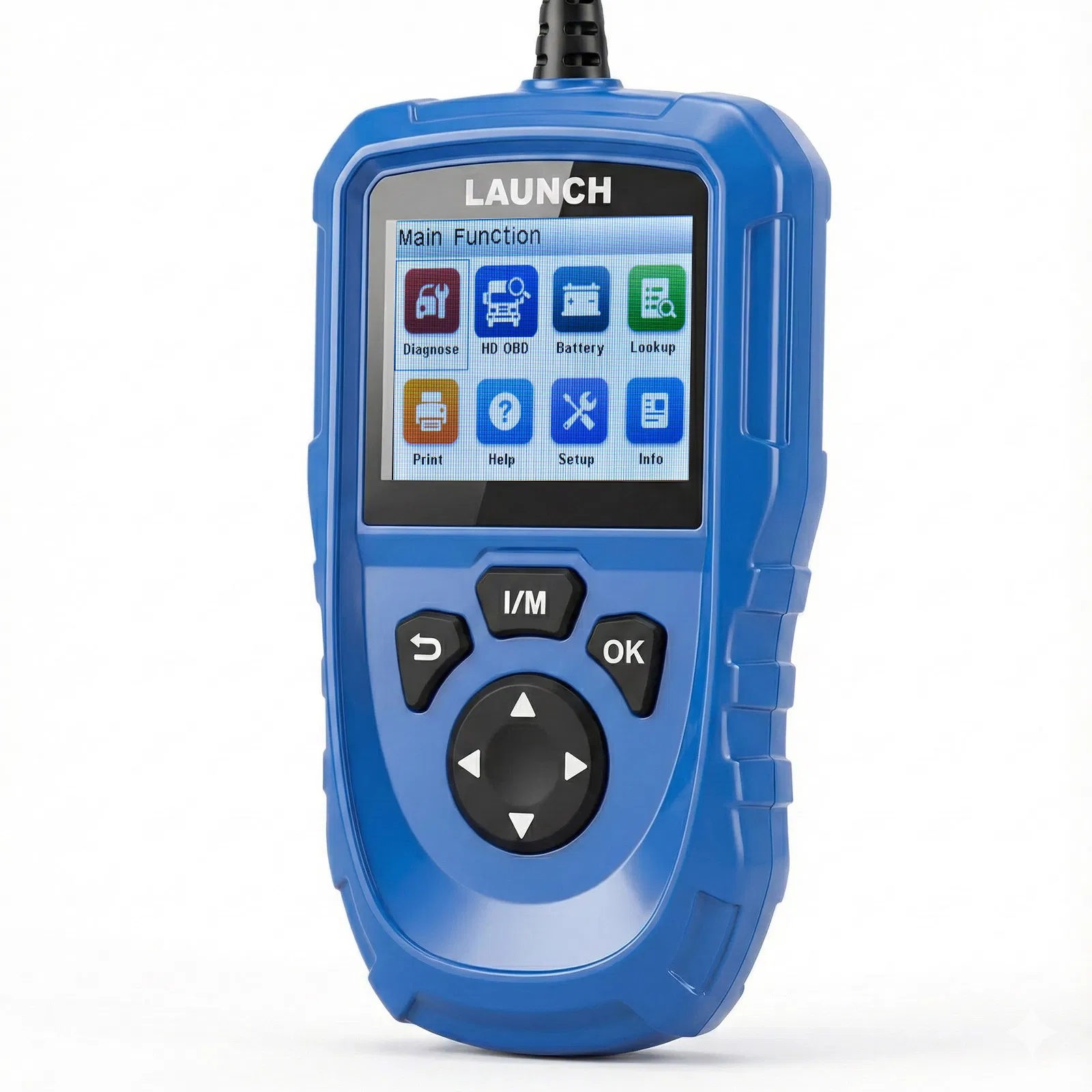2026 2.8 Inch Launch Cr HD V2 OBD Car Scanner Code Reading and Clearing Battery Check Heavy Duty Truck Diagnostic Tool for 24V Cars