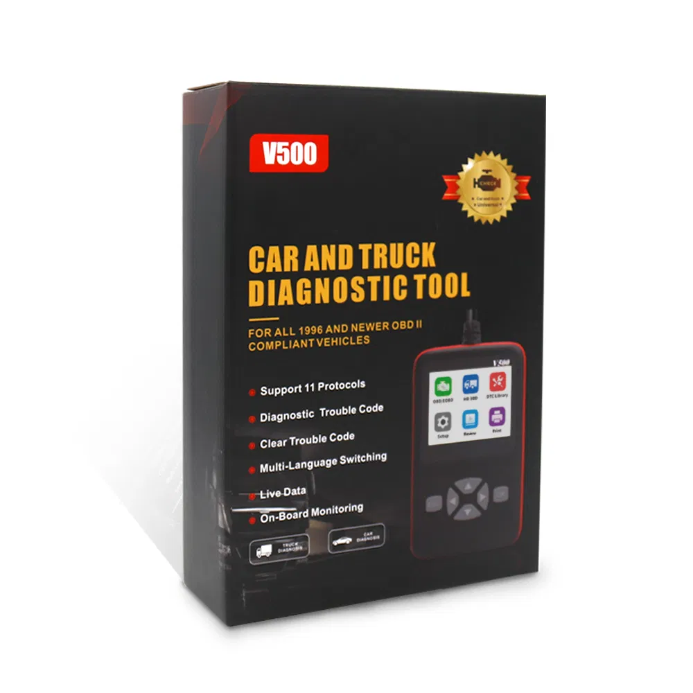 OBD2 Scanner Heavy Duty Truck Scanner Car Code Reader Diesel Diagnostic Tool