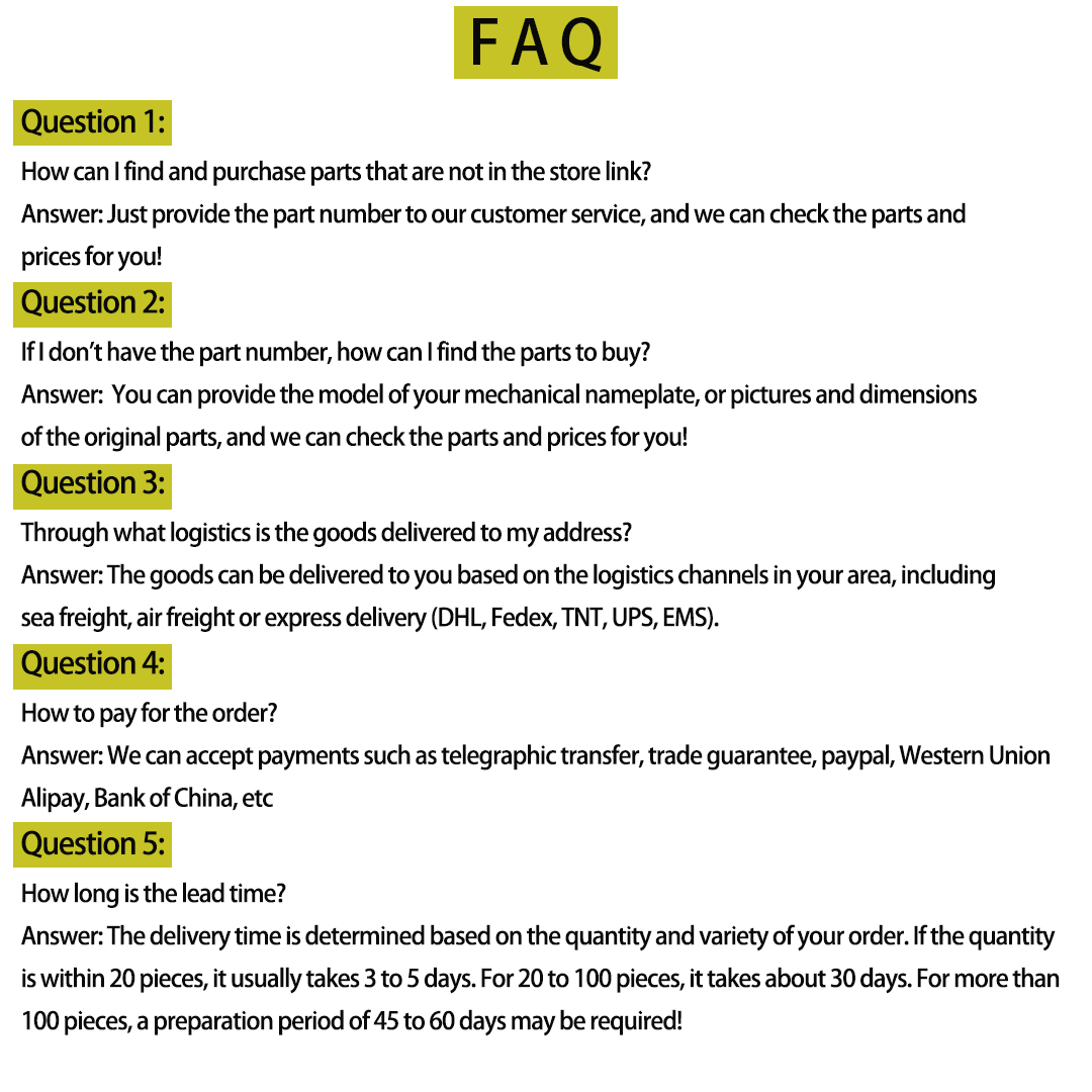 Frequently Asked Questions Header