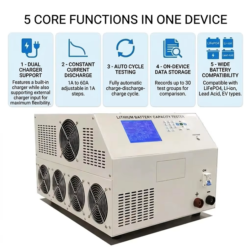 Battery Capacity Tester Operations
