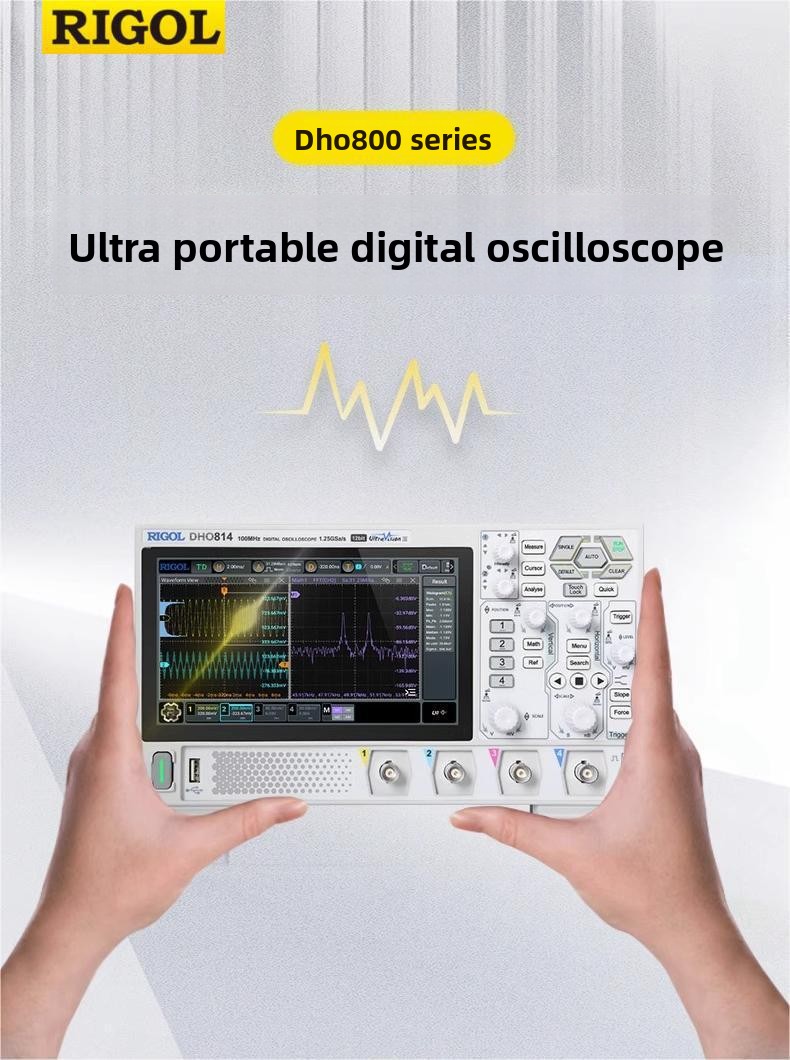 RIGOL DHO804/DHO814 HD Touch Screen Portable Digital Oscilloscope 100M Analog Bandwidth