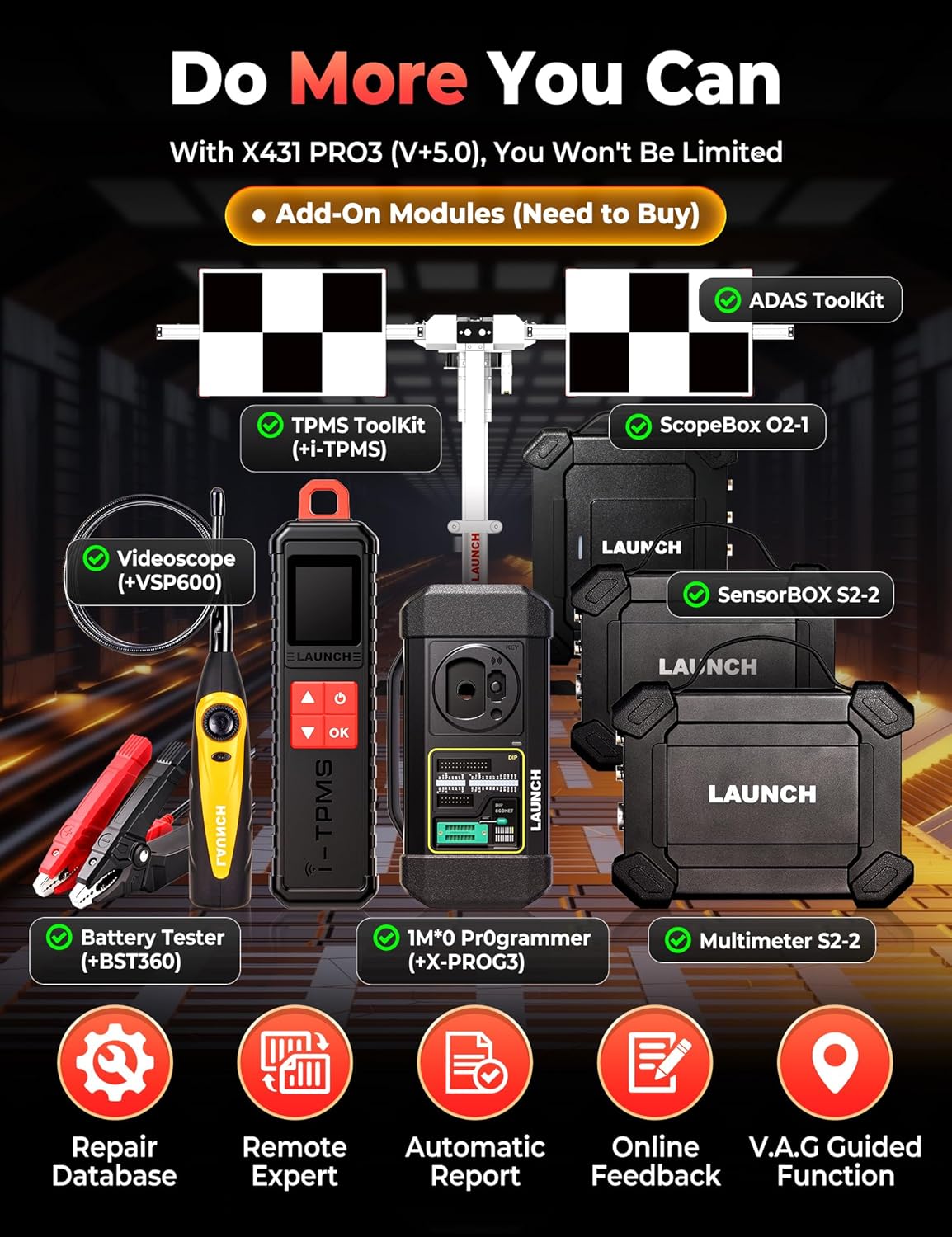 LAUNCH X431 PRO3 V+ Kit