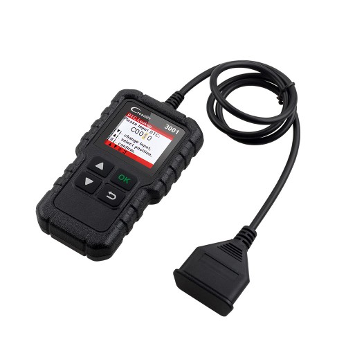 Launch Creader 3001 CR3001 Full OBDII EOBD Code Reader Scanner Multilingual Car Engine Fault Diagnostic Tool for OBD2 Vehicles