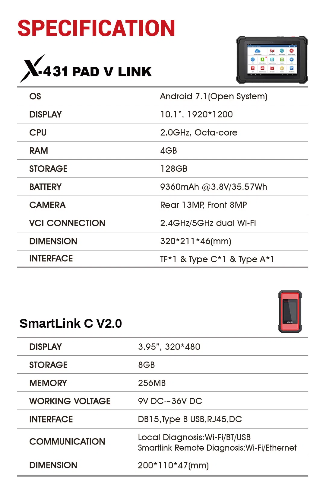 Launch X431 Pad V OBD2 Scanner Heavy Duty Truck Key Car Programming Machine Diagnostic Tool