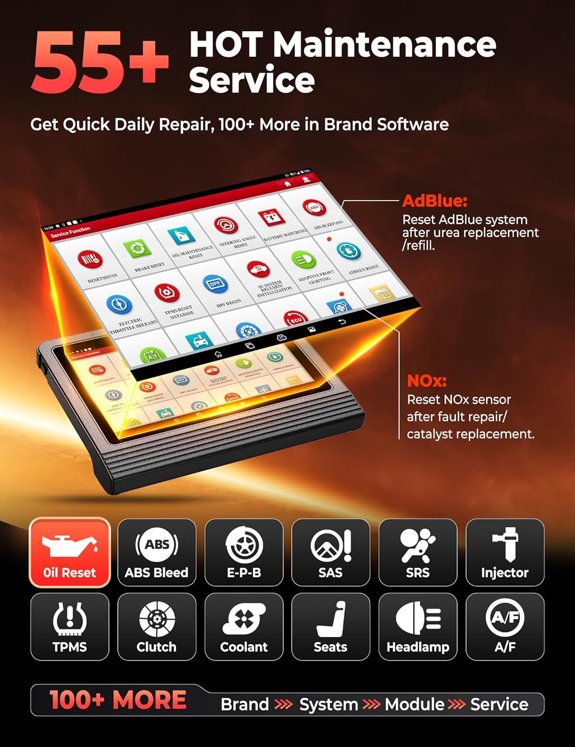 LAUNCH X431 PRO3 V+ Interface
