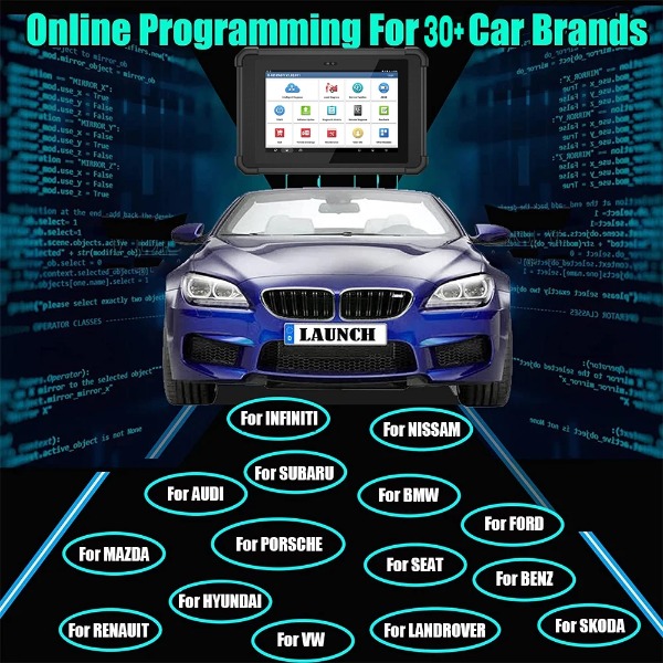2024 LAUNCH X431 PAD V Elite 10.1 Inch CAR Diagnostic Tools J2534 Online Programming ECU Coding DOIP CAN FD Padv Smartlink C