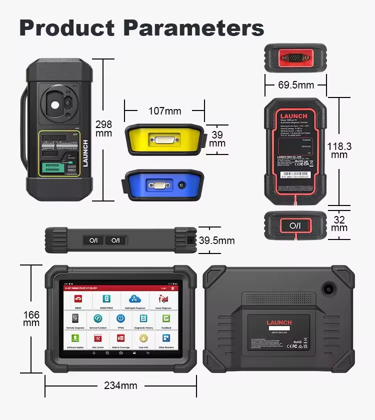 2025 LAUNCH X431 IMMO ELITE Car Diagnostic Scanner Smart KEY Programming Tool with 2 Years Update