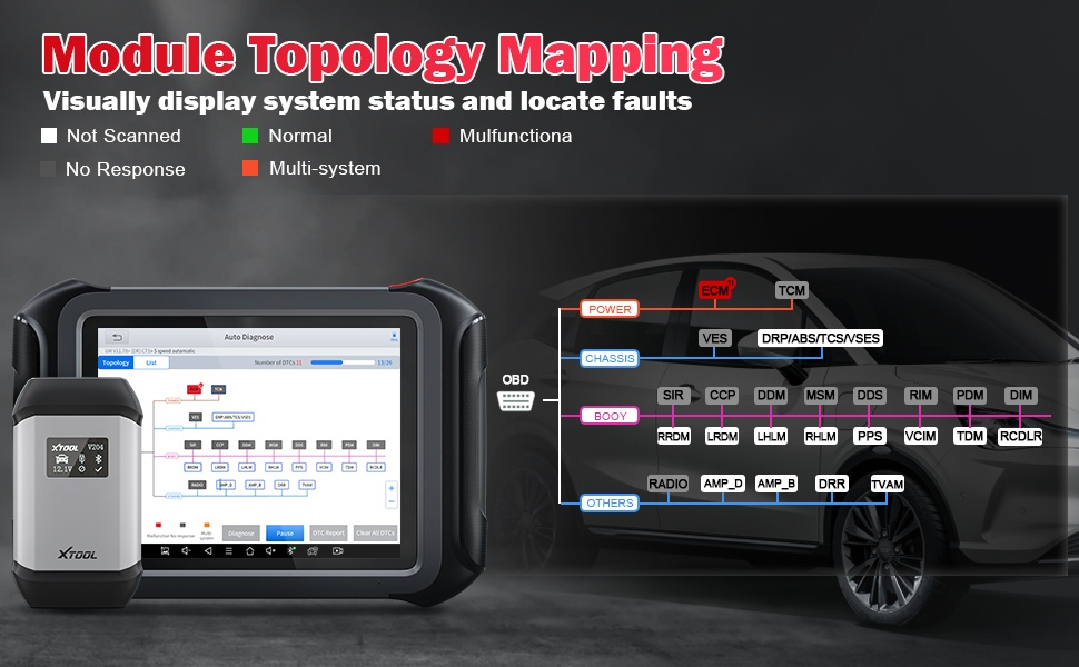 Topology Module Mapping