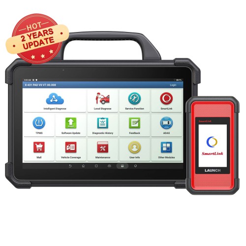 Newest Launch X431 PAD VII Pad 7 Pad7 Diagnostic Tool with ADAS Calibration 32 Service Functions TPMS Online Programming