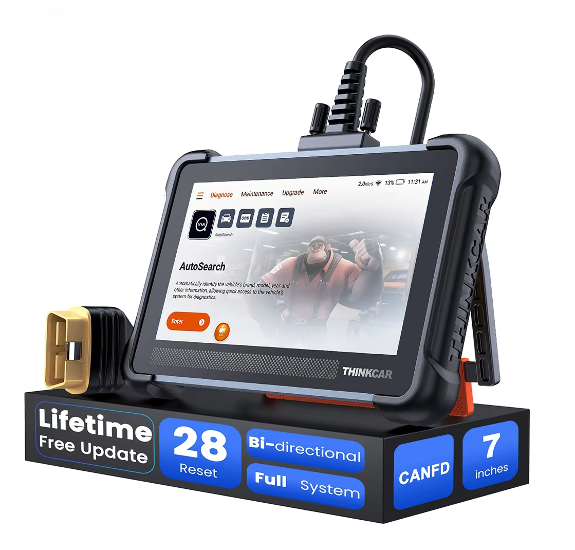 Thinkcar Thinkscan 672 Car Diagnostic Tools Full System OBD2 Scanner 28 Reset Bidirectional Control Lifetime Free Scanner Tools