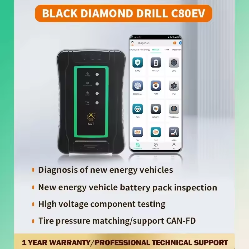 JBT C80 EV Special Diagnostic Tool for New Car Decoder Automobile Diagnosis Tool Diagnosis for New Energy Vehicles
