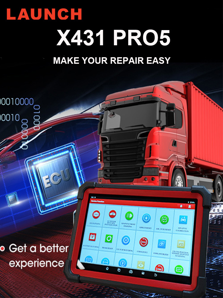 Launch X431 PRO5 Full System Smart Box Heavy Duty Truck Canfd Doip Car Diagnostic Tool