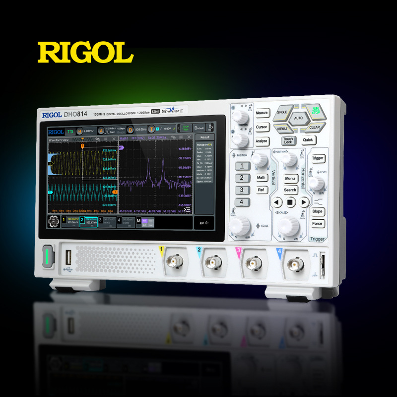 RIGOL DHO804/DHO814 HD Touch Screen Portable Digital Oscilloscope 100M Analog Bandwidth