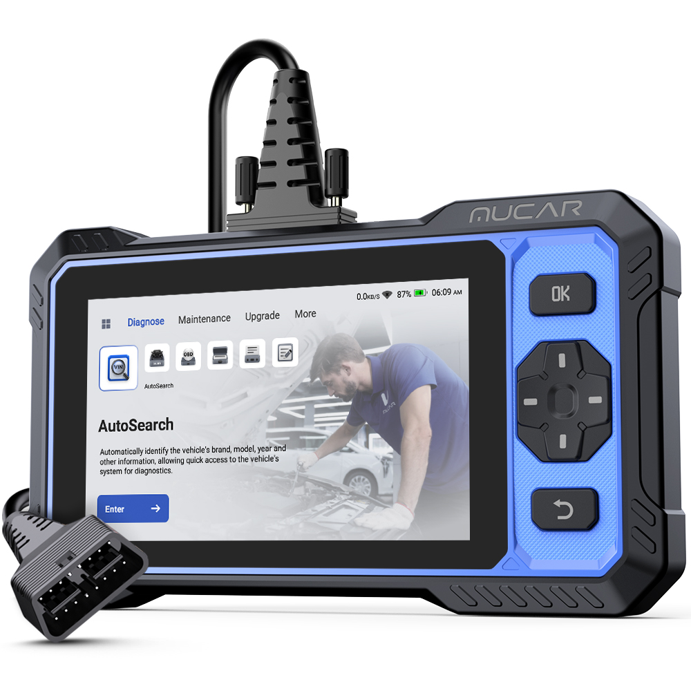 MUCAR 682 OBD2 Scanner Full System Diagnostic Scan Tool 20 Reset Lifetime Free Update BI-Directional Control Car Scan Tools