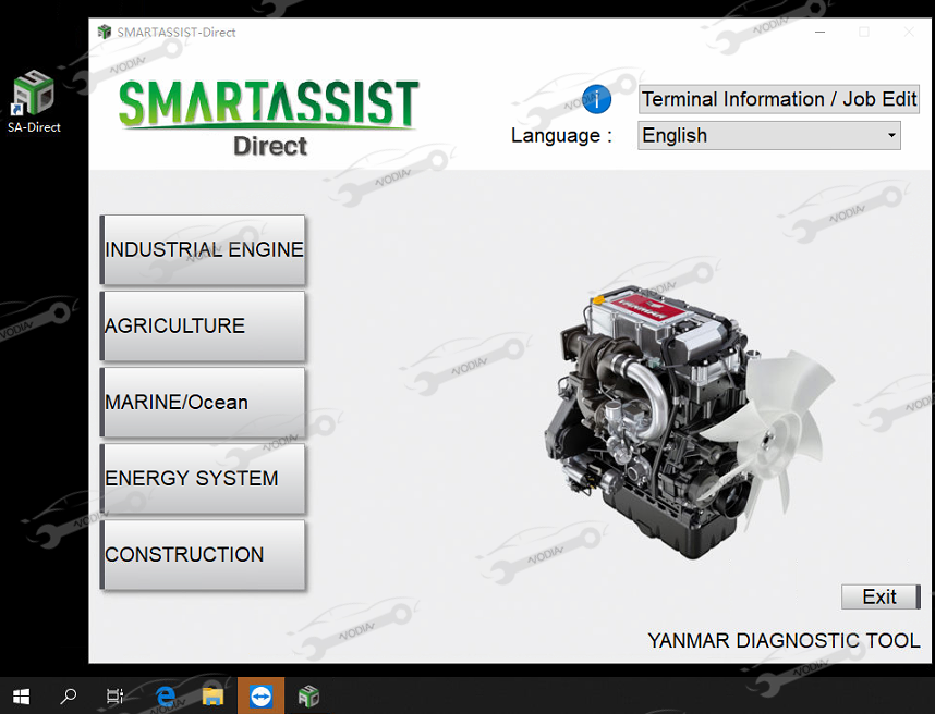 YEDST Interface View 1