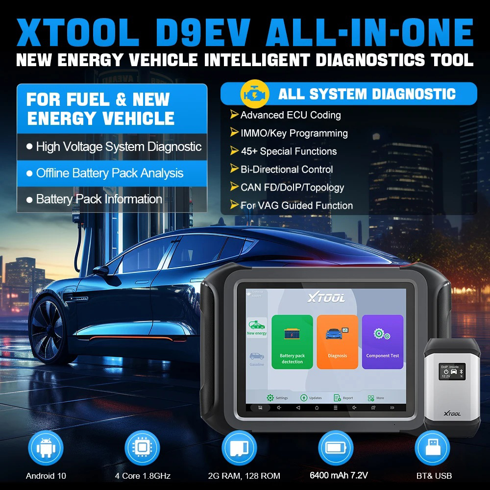 XTOOL D9EV Diagnostic Tool