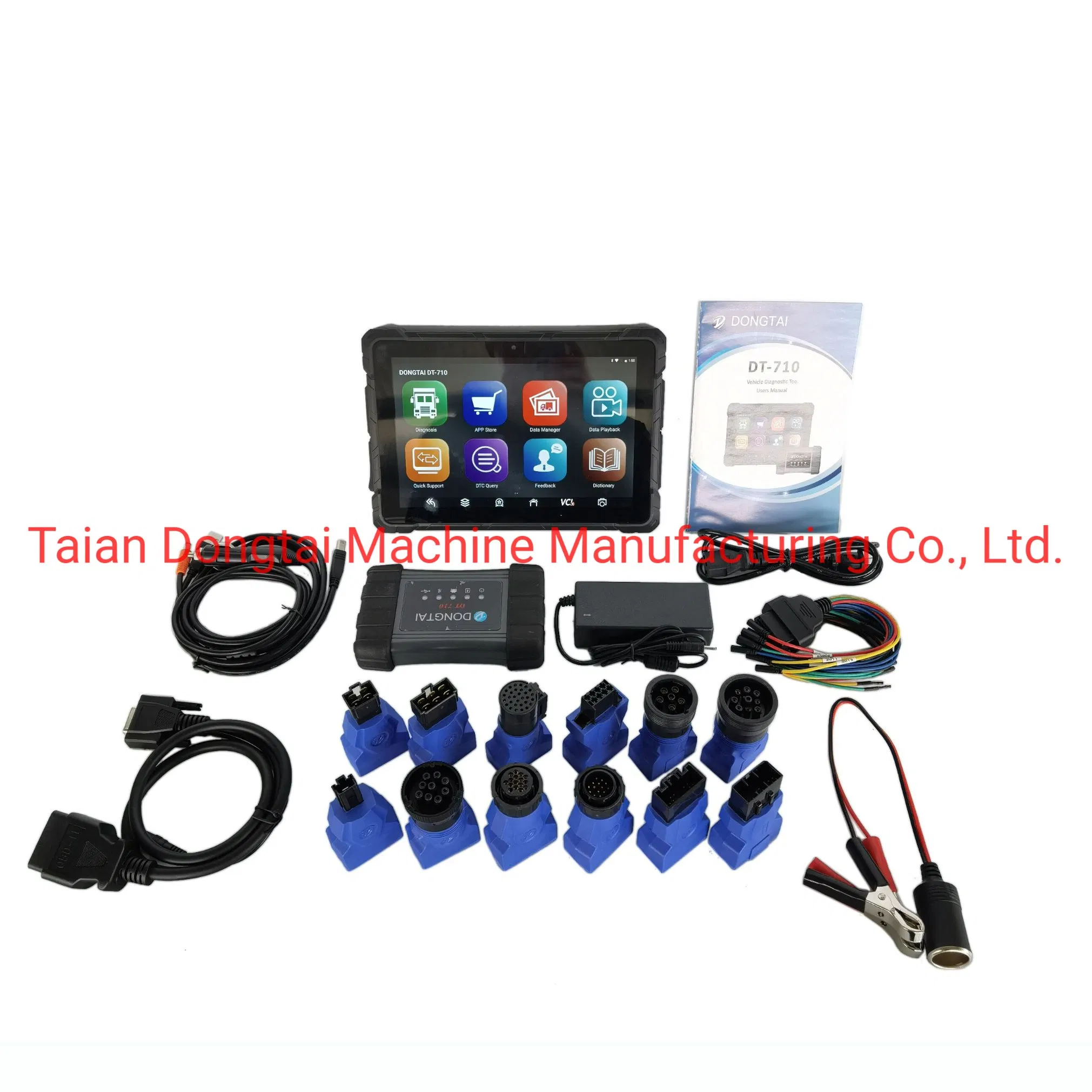 Dt-710 Vehicle Diagnostic Tool for Heavy-Duty Truck and Commercial Vehicles with ECU Brushing