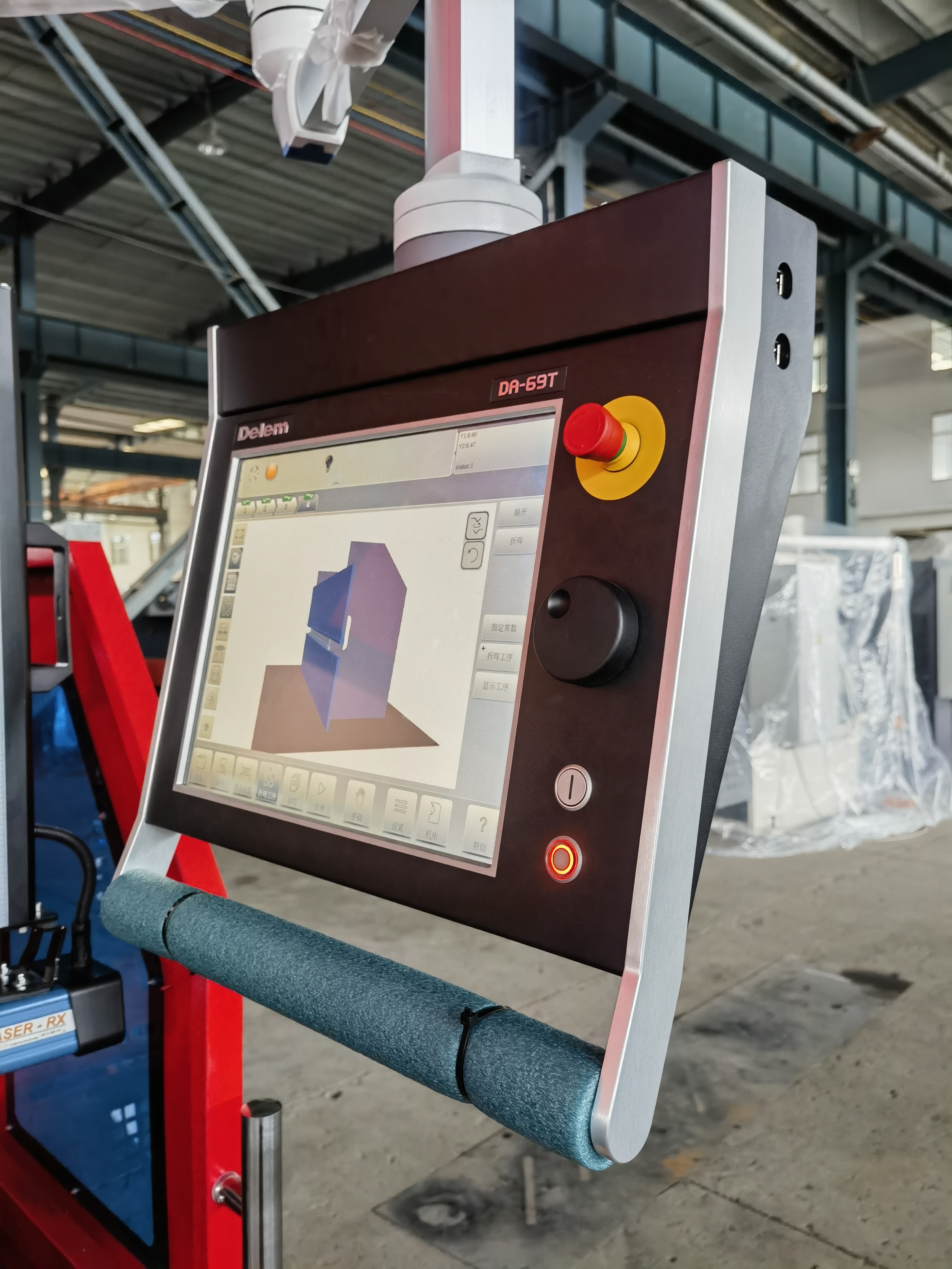 CNCColgar 220T 4000mm CNC Press Brake DELEM DA69T Electro-Hydraulic Synchronized Bending Machine Sheet Metal Folding Tool