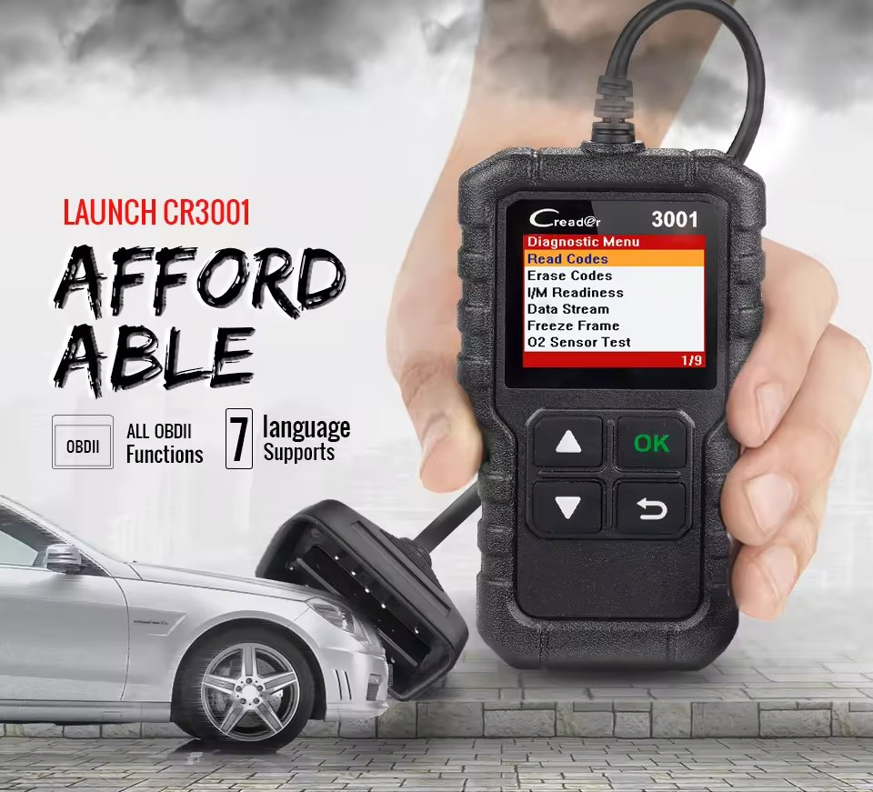 Launch X431 Cr3001 Code Reader OBD2 Diagnostic Scanner Auto Reader Scanner
