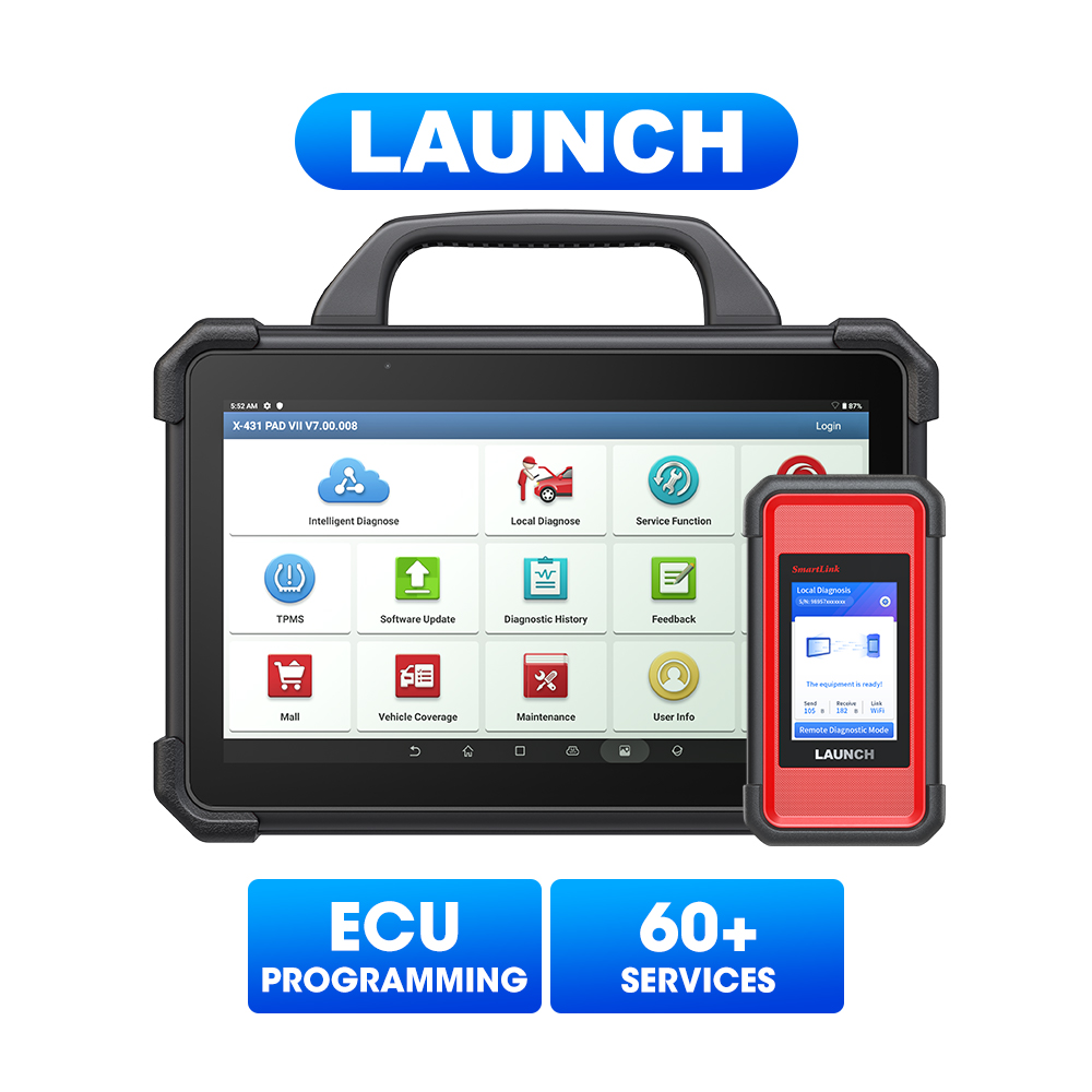 Launch X-431 PAD VII PAD 7 Elite Automotive Diagnostic Tool Supports Online Coding Programming and ADAS Calibration