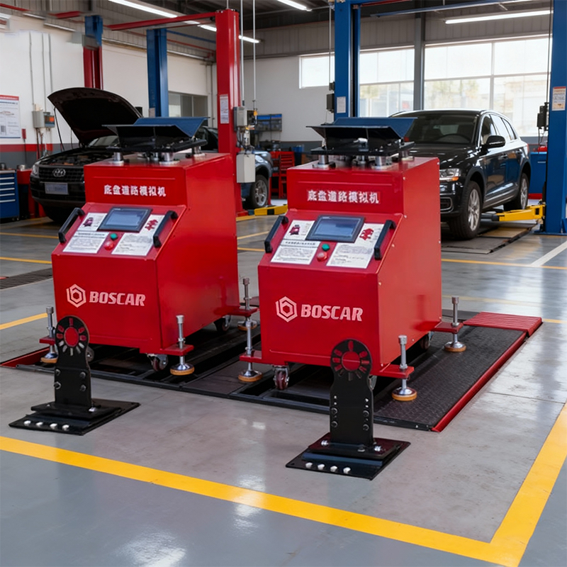 Automobile Chassis Abnormal Noise Detection Equipment Car Driving Road Simulator Car Suspension Testing Machine