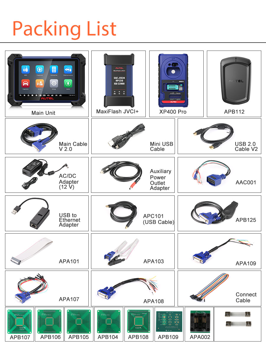 [2 Year Free Update]AUTEL IM608 PRO II Global Version No IP Restrictions with APB112 Adapter GBOX3 IMKPA Tool