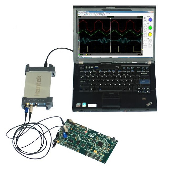 Hantek 6022BE PC USB Automotive Oscilloscope 2 Digital Channels 20MHz Bandwidth 48MSa/s Sample Rate