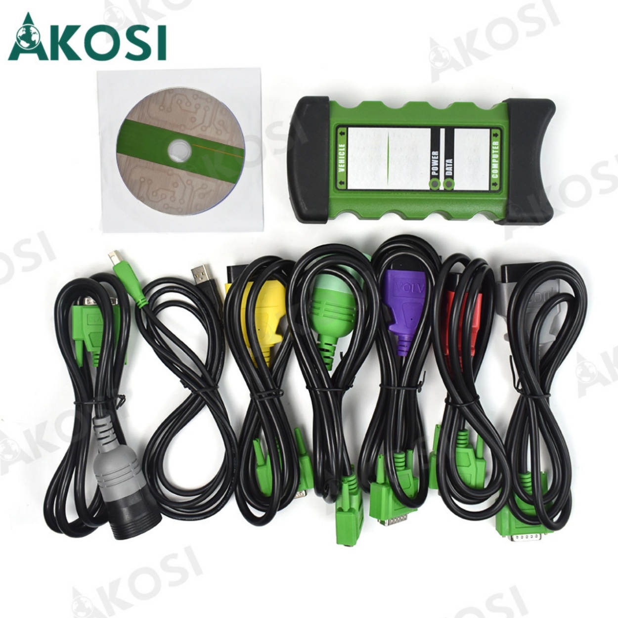 New Diesel Heavy Duty Truck Scanner Fleet Diagnostic Tool Dla+2.0 Adapter Commercial Fleet Engine+Getac F110 Tablet