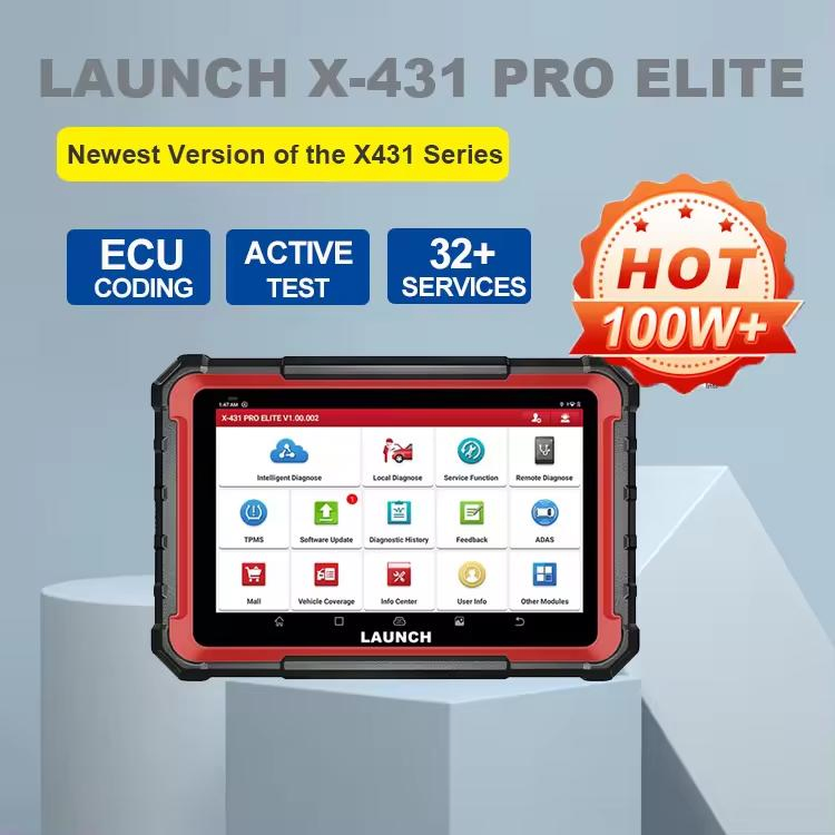 2024 New Arrival Launch X431 PRO Elite Car Diagnostic Tools Canfd Doip All System OBD2 Scanner