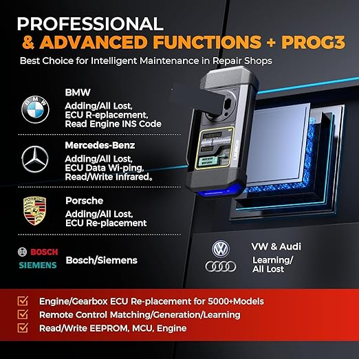 X431 IMMO PLUS PROG3 Key programming tool LAUNCH 2026 professional automotive bi directional diagnostic scan tool