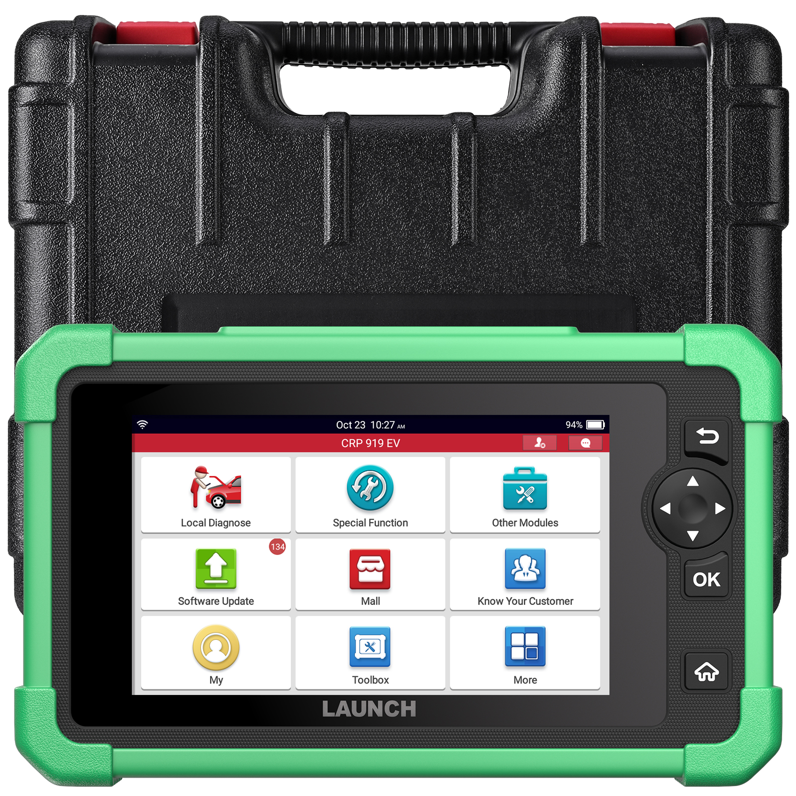 LAUNCH CRP919 EV Bidirectional Scan Tool for Electric Vehicles New Energy Cars ECU Coding CANFD&amp;DOIP FCA AutoAuth Reset