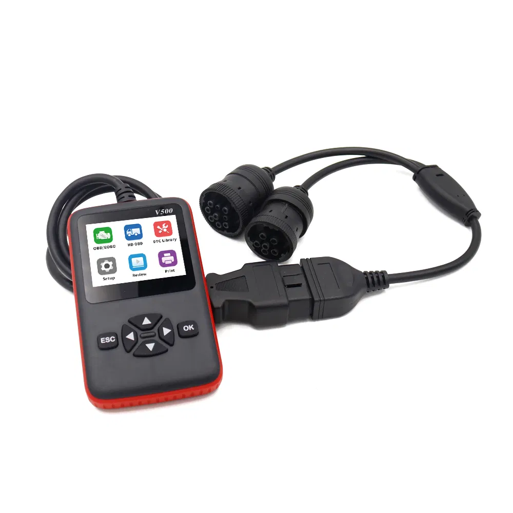 Diesel &amp; Auto 2-in-1 Code Reader Truck Scanner Heavy Duty Diagnostic Tool