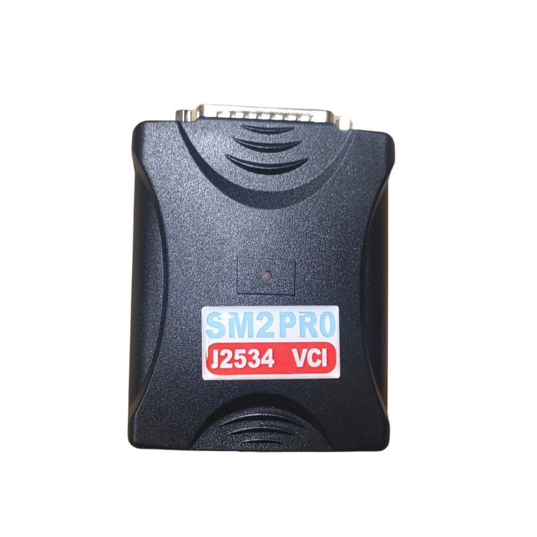 Cross-Border SM2 PRO J2534 VCI PCM ECU Programmer V22122 with USB Interface for OLIVER Cars Black Color
