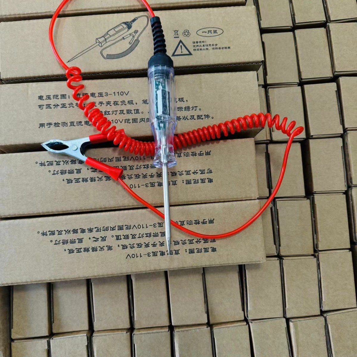 Skyearth Automotive Circuit Tester 6-24V Voltage Tester Pen Plastic Car Electrical Diagnostic Tool Universal Circuit Test