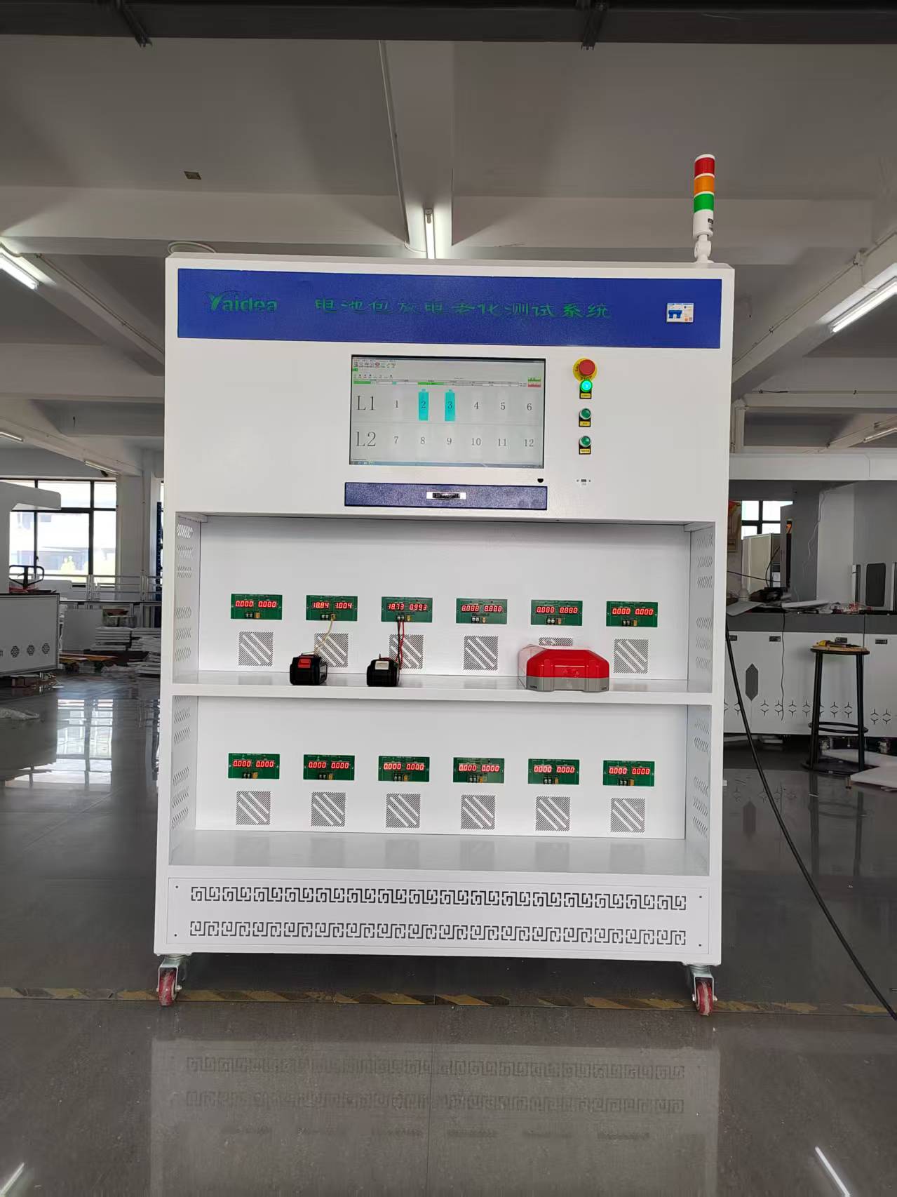 600W 12-Channel Lithium Battery Pack Discharge Tester Machine 2-150V 0.1-40A Capacity Current Voltage for Aging Equipment Motor