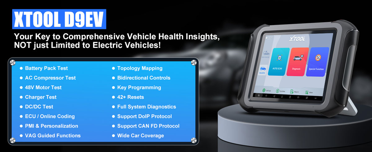 Xtool D9 EV Functions