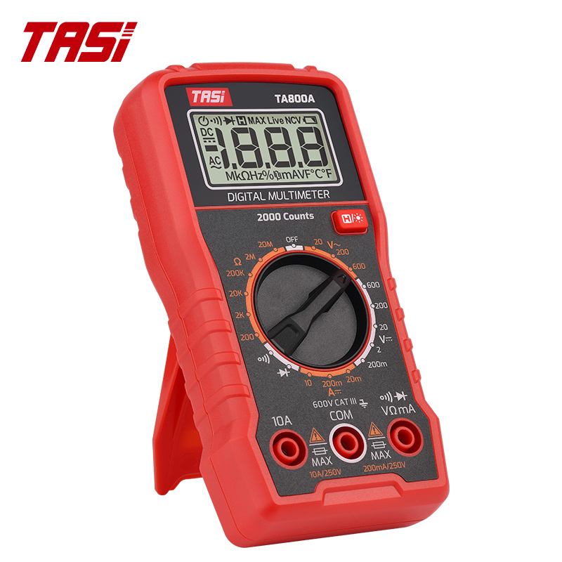 TASI TA800A/TA806A Digital Multimeters User-Friendly Manual Range Tester With High Precision For Voltage Measure Tool