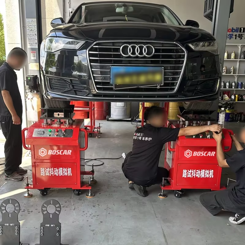 Automobile Chassis Abnormal Noise Detection Equipment Car Driving Road Simulator Car Suspension Testing Machine