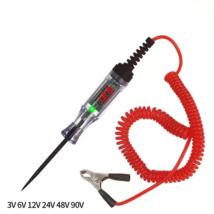 Skyearth Automotive Circuit Tester 6-24V Voltage Tester Pen Plastic Car Electrical Diagnostic Tool Universal Circuit Test